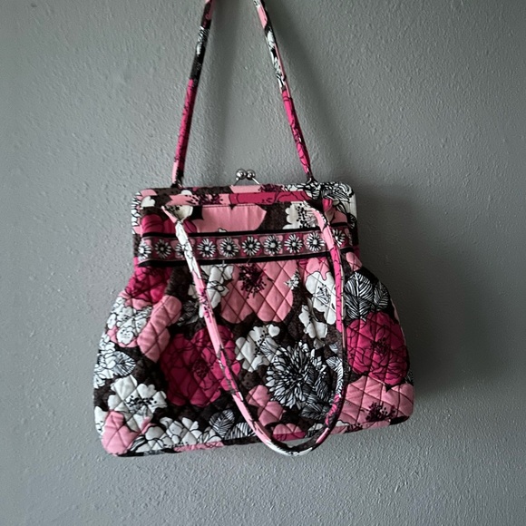 Vera Bradley mocha rouge quilted bag - Picture 4 of 8